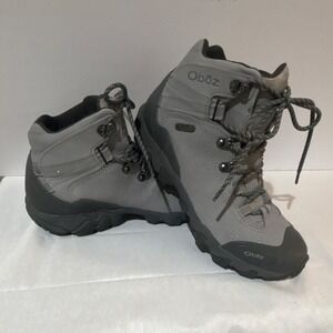 Oboz Women's Bridger  Frost Gray  Hiking Boots Size 9.5 Medium Width